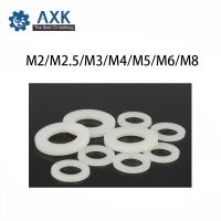 Washer Spacer Seals Gasket Ring Plastic Nylon White Black M2 M2.5 M3 M4 M5 M6 M8 Stainless Steel High Machine Screws 100pcs