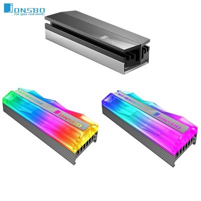 Jonsbo M.2 SSD Heatsink Aluminum ARGB Adjustable Color M2 NVMe Heatsink NGFF 2280 Hard Disk Radiator Solid State Drive Cooler
