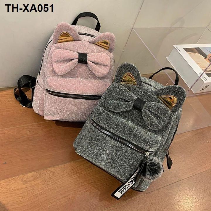 womens-bag-2020-new-fashion-velvet-female-student-schoolbag-net-red-ins-cute-bowknot-backpack