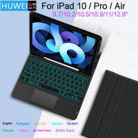 HUWEI Backlit คีย์บอร์ดสำหรับ 10.2 9th 8th 7th รุ่น Air 5 4 10.9สำหรับ Pro 11 12.9 4th 5th สมาร์ท