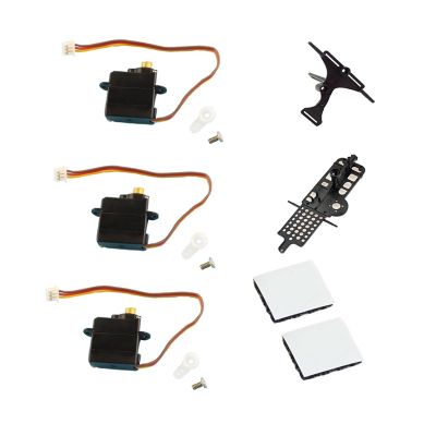 1 Set XK K110 Upgrade to K110S Metal Servo Main Frame Servo Plate Replacement Spare Parts Accessories for WLtoys XK K110 K110S RC Helicopter Upgrade Parts