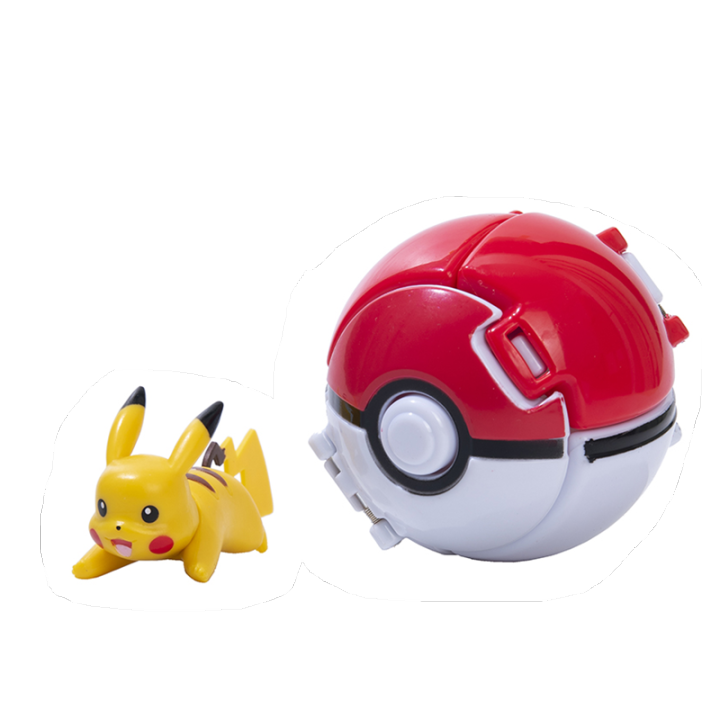 ใหม่-tomy-pokemon-ball-pokeball-อะนิเมะรูป-pikachu-squirtle-pocket-monster-variant-pok-mon-elf-ball-ของเล่น-action-รุ่นของขวัญซื้อจำนวนมาก