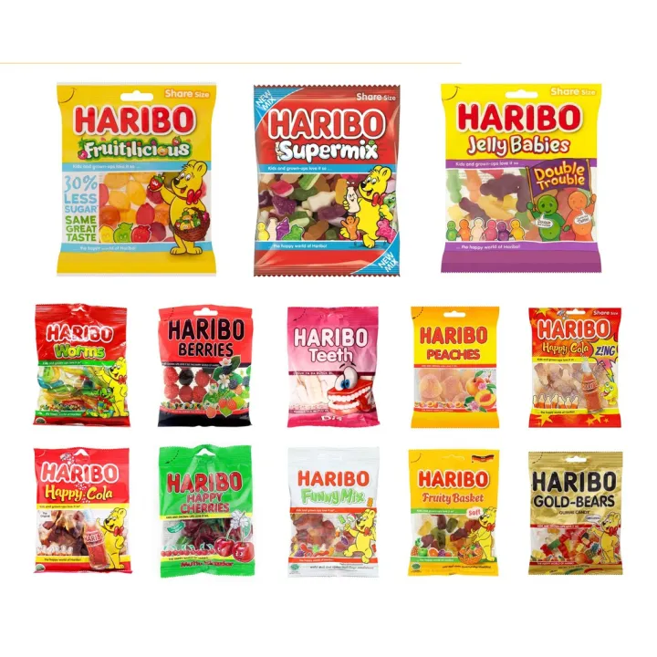 Haribo Gummy Candy - Assorted Flavours | Lazada