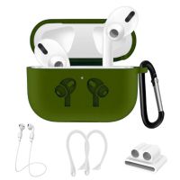 6in1หูฟังไร้สายเคสสำหรับ Apple Airpods Pro 2ป้องกันซิลิโคนเคสสำหรับ Apple Air Pods 3 2อุปกรณ์เสริมหูฟัง