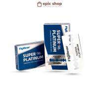 [EPICSHOPZ] แท้/ส่งไว? Super Platinum Stainless Steel Razor Blades ใบมีดโกน ใบมีด 2คม สแตนเลส แท้ อย่างดี แต่งผม แต่งขน หนวด คิ้ว กันคิ้ว ใบมีดกันคิ้ว มีดตัดผม