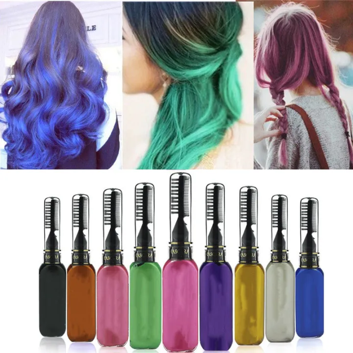 13 Colors One-off Hair Color Dye Temporary Non-toxic DIY Hair Color ...