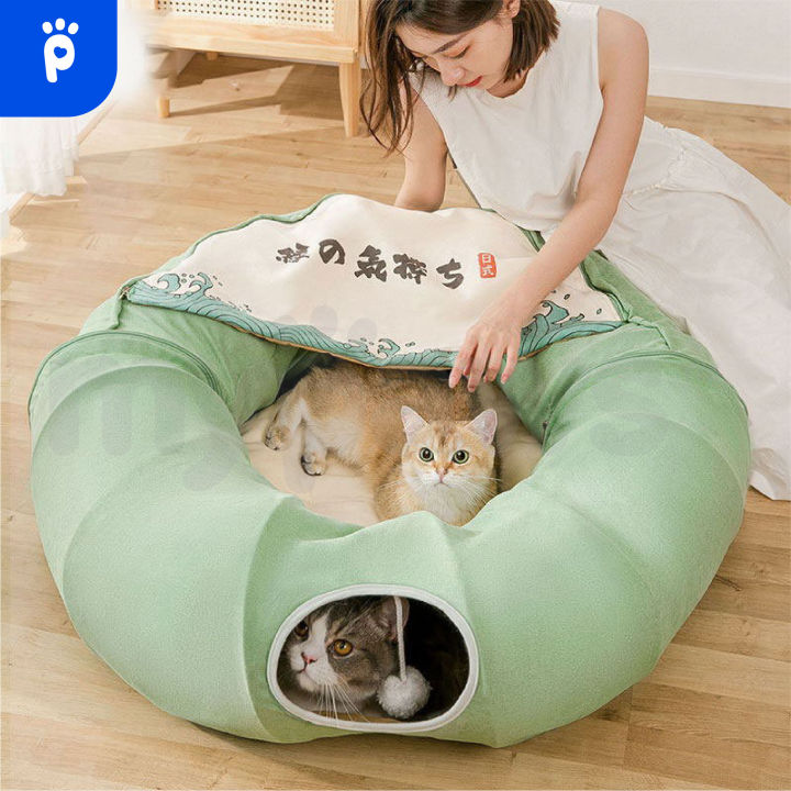 my-paws-cozy-cat-a-บ้านแมว-ที่นอนแมว-ที่นอนสัตว์เลี้ยง-ของเล่นแมว-ดีไซน์สุดเก๋สไตล์ญี่ปุ่น-พร้อมฟังก์ชั่นหลายหลากไม่ซ้ำใคร