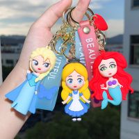 【CC】❅☫▽  Keychain Cartoon Snow Keyring Boy Ornament Car Chain Couple