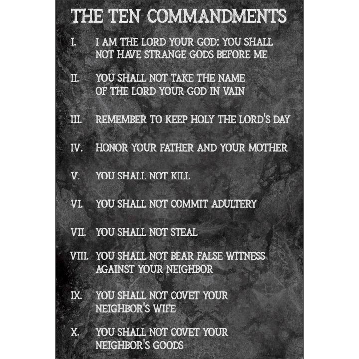 The Ten Commandments9th Commandment in 10 Commandments10 Commandments  WallpapersThe Ten CommandmentsExudus 20117 The Decalogue