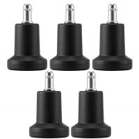 5pcs Swivel Chair Fixed Casters Office Chair Fixed Legs Stop Wheel for Desk Chair Gaming Chair