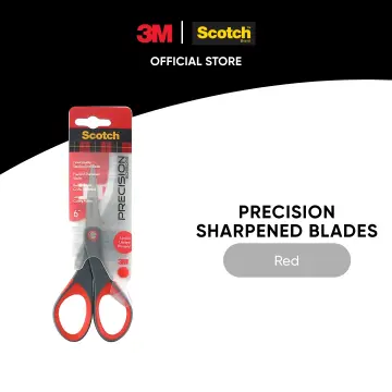 Scotch Precision Scissors 6in Red (3 Pack)