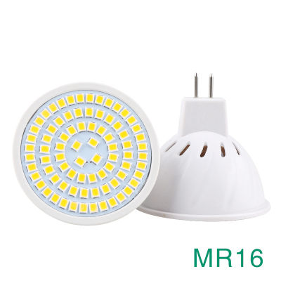 10pcslot E27 E14 MR16 GU10 Lampada LED Bulb AC 110V 220V Bombillas LED Lamp Spotlight 48 60 80 LEDs 2835 SMD Lampara Spot Light