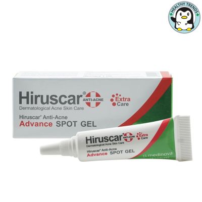 สูตรเข้มข้น Hiruscar Anti Acne Advance Spot Gel  ฮีรูสการ์ แอนตี้แอคเน่ แอดวานซ์ สปอตเจล  4 กรัม[HHTT]