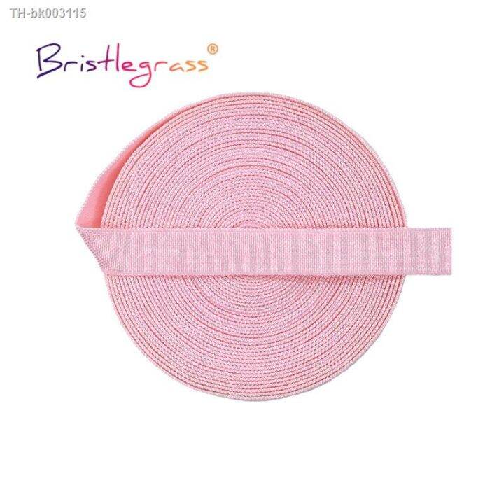 bristlegrass-2-5-10-yard-3-8-10mm-solid-shiny-non-foldover-elastic-spandex-satin-band-tape-headband-bra-strap-dress-sewing-trim