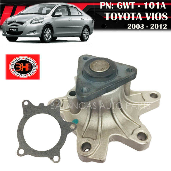 WATER PUMP ASSEMBLY GWT-101A 3H for TOYOTA VIOS GEN1 / GEN2 1NZ 2NZ ...