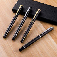 10pcs metal ball Pen business orb pen for Writing Stationery Office School Black refill 0.5mm promotional gift pen