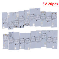 Snoopy 20pcs 3V 6V SMD โคมไฟลูกปัดพร้อมเลนส์ Optical fliter สำหรับทีวี LED ขนาด32-65นิ้ว