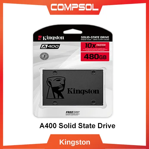 Kingston A400 SSD 480GB SATA 3 2.5” Solid State Drive SA400S37/480G