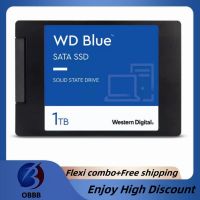 Western Digital 1TB WD BLUE SSD Hard Disk SSD 250 GB 500GB 1TB HD 3D NAND 2.5 "SATA III 6กิกะไบต์/วินาทีภายใน Solid State Drive สำหรับ PC Loptop