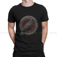 Raven Classic Black Tv Play Viking Men T Shirt Cotton Alternative Crewneck Tshirt Harajuku Clothes