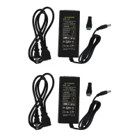 2X 12V Power Supply Adapter 6A Transformer 110-220V Gift