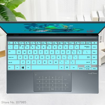 Silicone Notebook Keyboard Cover Skin Protective For Asus ZenBook 14 UM425IA UM425I UM425 IA UX425 UX425J UX425JA 2020 14 inch Keyboard Accessories