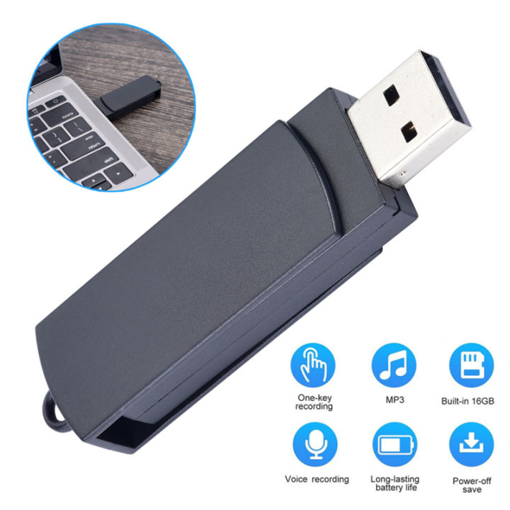 ดิสก์-usb-แฟลชขนาดเล็กเครื่องบันทึกเสียงแบบชาร์จไฟได้ซ่อนเครื่องบันทึกเสียงสำหรับการนำเสนอการบรรยายการประชุม