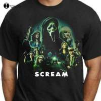 New Scream T Shirt Horror Movie Halloween Tshirt Usa Shirt Custom Aldult Teen Unisex Digital Printing Tee Shirts Streetwear