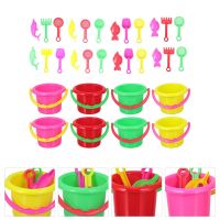 Tool Kit Beach Bucket Plaything Digging Sand Toy Playing Beach Buckets