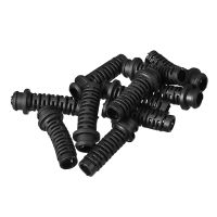 10pcs 6mm Cable Gland Connector PVC Strain Relief Cord Boot Protector Power Tool Hose Cable Wire Sleeving for Cellphone Charger