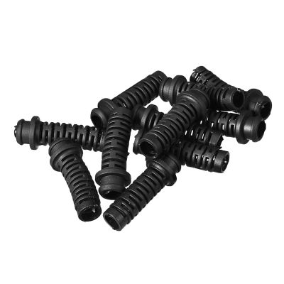 10pcs 6mm Cable Gland Connector PVC Strain Relief Cord Boot Protector Power Tool Hose Cable Wire Sleeving for Cellphone Charger