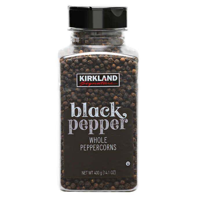 Kirkland Signature Black Pepper Whole Peppercorns 400g Lazada PH