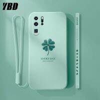 YBD Maple Leaf เคสโทรศัพท์มีลายสำหรับ Huawei P30 Pro P20 Pro P20 Lite P30 Lite ปลอก,2021ดีไซน์ใหม่รูปแบบด้านที่แม่นยำฝาครอบเลนส์ป้องกันเลนส์ด้วยเชือกฟรี