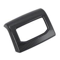 For ID.4X ID.4 ID4 2021 2022 Carbon Fiber ABS Car Rear Air Condition Outlet Vent Cover Trim Frame Sticker Accessories