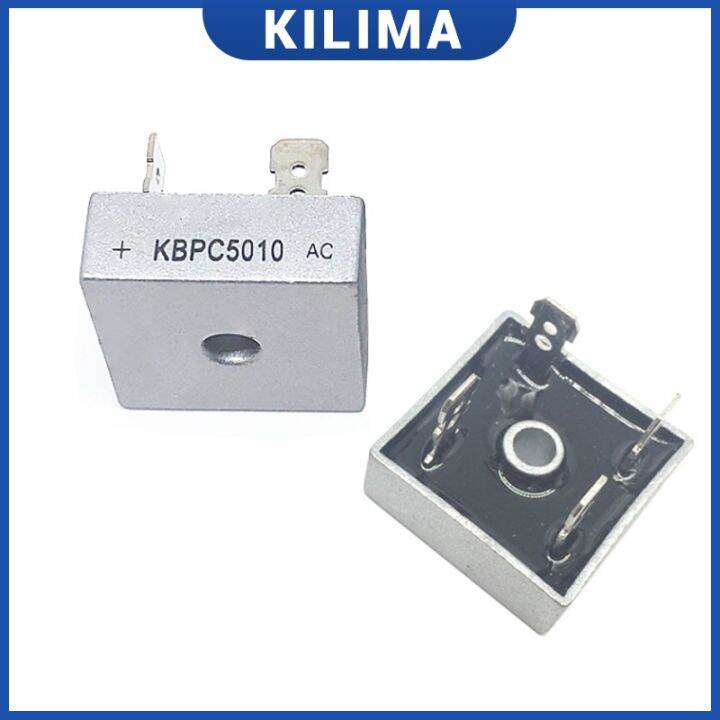 2Pcs KBPC5010 50A 1000V KBPC1510 KBPC2510 KBPC3510 Diode Bridge