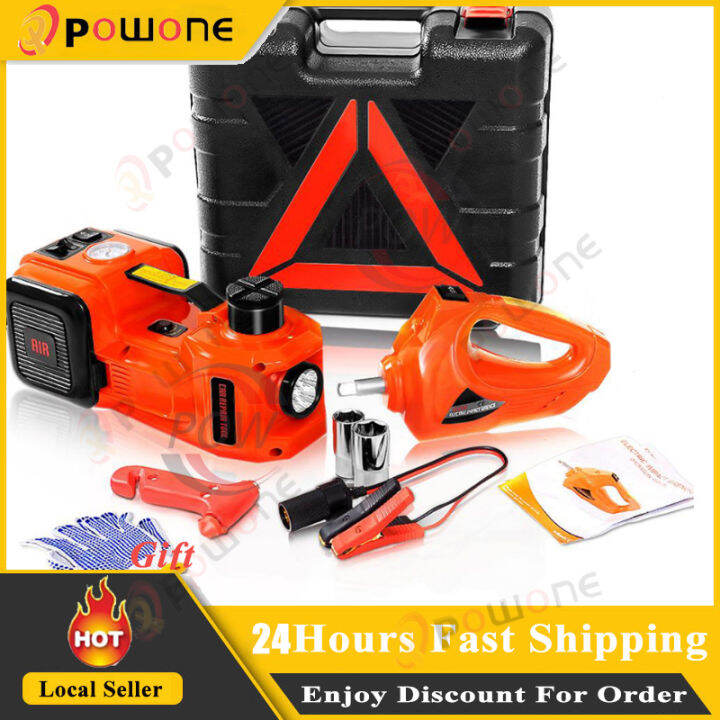 3in1 tire changer machine 12v electric hydraulic jack lifter car ...