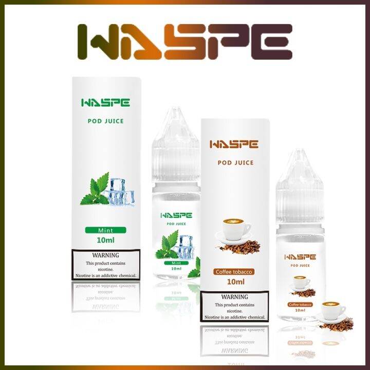 WASPE relx flavor juice Nic salt ejuice 10ml refill in any cartridge