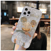 Mouse Cartoon Phone Case For iPhone 11 12 Pro mini XR XS Max 8 7 Plus SE Cute 3D Shell pattern quicksand