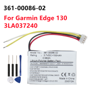 361-00086-02แบตเตอรี่นำทาง GPS 3.7V150MAh สำหรับ Garmin Edge 130 3LA037240เครื่องมือฟรี