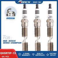 ZZOOI Iridium Platinum Spark Plugs TORCH QH5RTIP-13 Candles Replace for 90607/ILTR5K13 3811/ILTR5A-13G 90083/LTR5BI-13 HR8NPP302