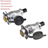 1Set WS28 P28 Aviation connector 2/3/4/5/7/8/10/12/16/17/20/24/26 Pin Connector aviation FEMale Plug male Socket plug connector