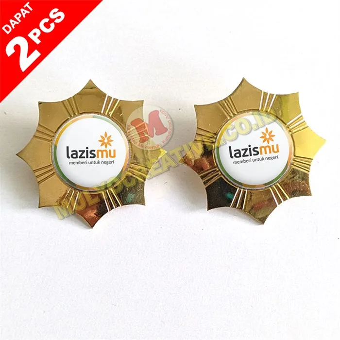 Pin Lazismu Pin Bros Wing Logo Lazismu Lencana Pin Lazismu 2pcs