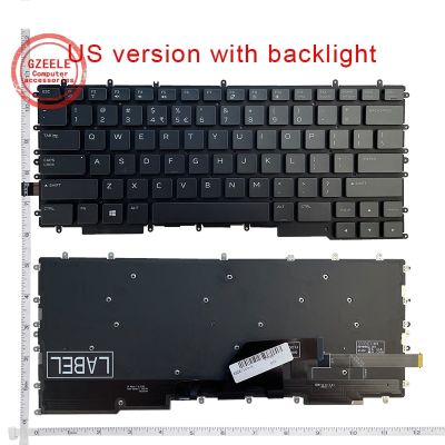 แป้นพิมพ์แล็ปท็อปสำหรับ G7 15 7500 012PWM 12PWM NSK-QTCBU 01ภาษาอังกฤษเราสีดำพร้อม Backlit ใหม่