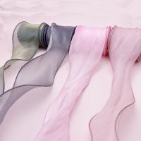 【hot】！ 5.5cmx5m Sheer Organza for Wedding Wrapping Bow Wreath