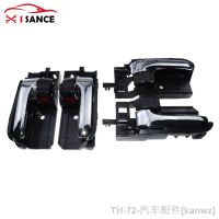 ☏ Interior Inside Door Handles Front Rear Left Right Black Chrome For Toyota Tacoma Matrix Scion tC 69205-0209069206-02090