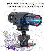 กล้องกีฬาโลหะพร้อมไมโครโฟนในตัว Professional 1080P TF Card Waterproof Running Biking Driving Climbing Camcorder