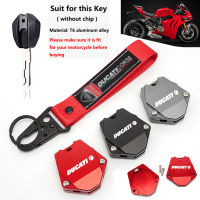 สำหรับ Ducati 899 959 1199 1299 Panigale S V2 Diavel รถจักรยานยนต์ CNC อลูมิเนียมอุปกรณ์เสริม Key Case เปลือกป้องกันพวงกุญแจพวงกุญแจ