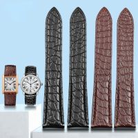 Crocodile Genuine Leather Watch Strap for Cartier Tank Men Key London Kalibo Waterproof Watchband Accessories22 23mm Wrist Strap