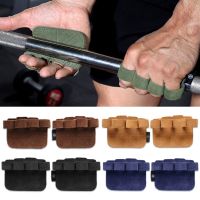 【YF】☌☜  1Pc Leather Weight Lifting Training Gym Gloves Protection Men Grips Pull Ups Weightlifting Anti-Slip