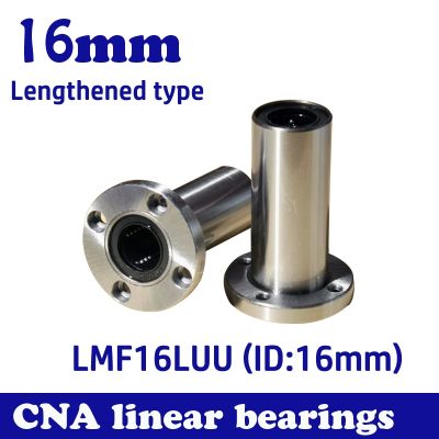 Free Shipping LMF16LUU Long Type 16mm Flange Linear Bearing CNC Linear Bush